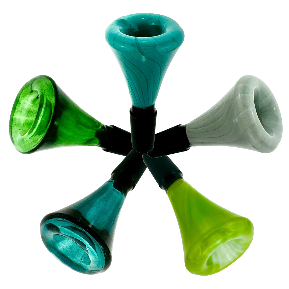 Lucky Goat Color Tornado Glass Bowl