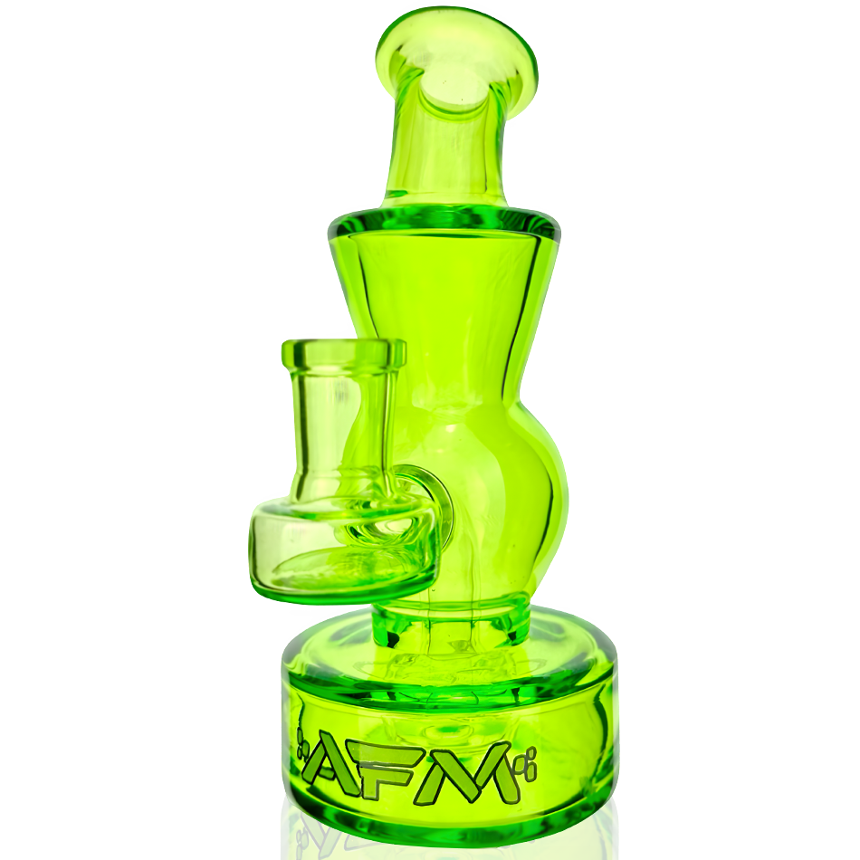 6" AFM Full Color Glass Mini Dab Rig
