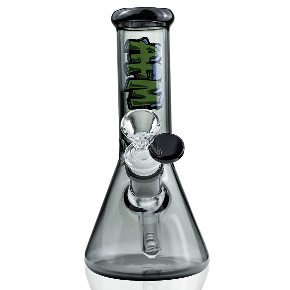 7" Double Full Color Mini Glass Beaker Bong Box Set