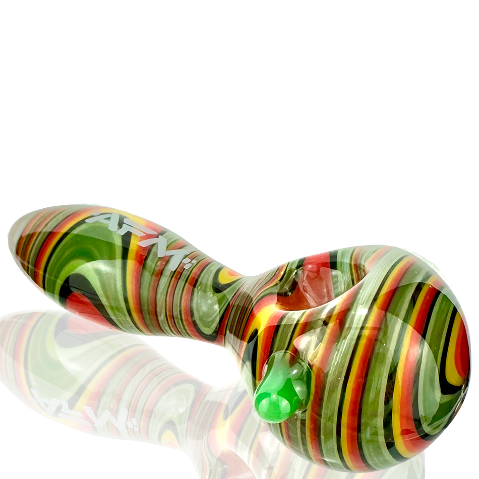 3.5" AFM Full Wig Wag Reversal Glass Hand Pipe