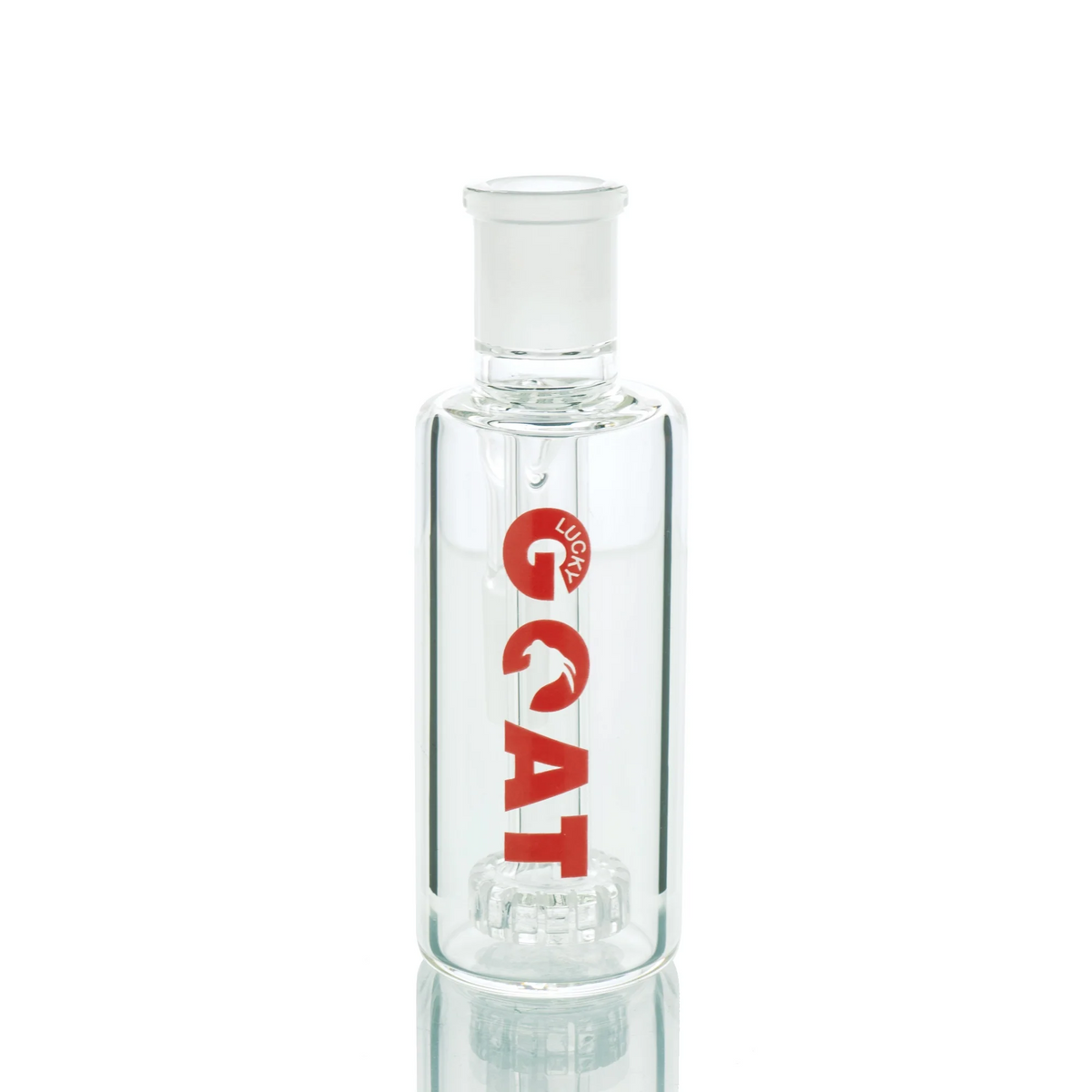 4" Lucky Goat Showerhead Clear Glass Ash-Catcher