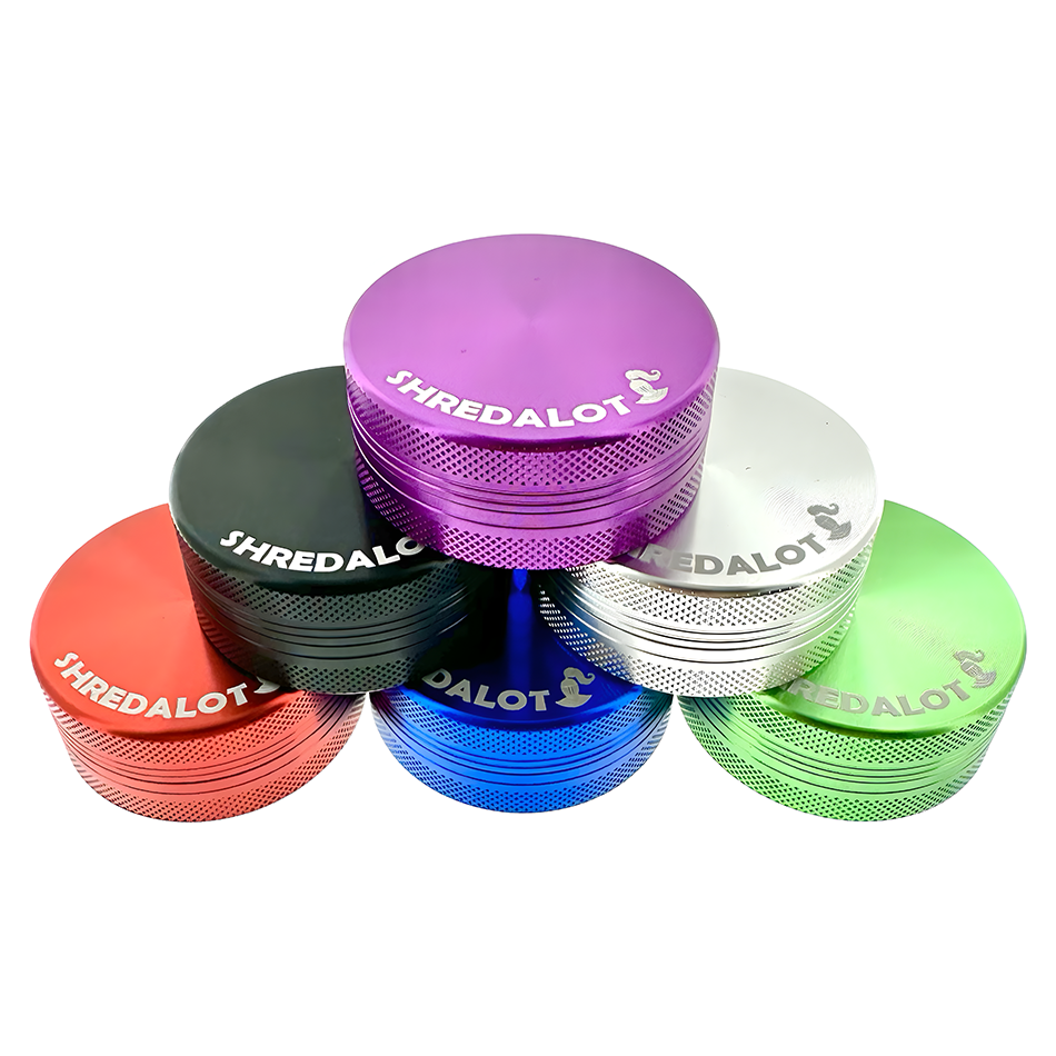 Sir Shredalot 2 Piece Metal Herb Grinder - 50mm