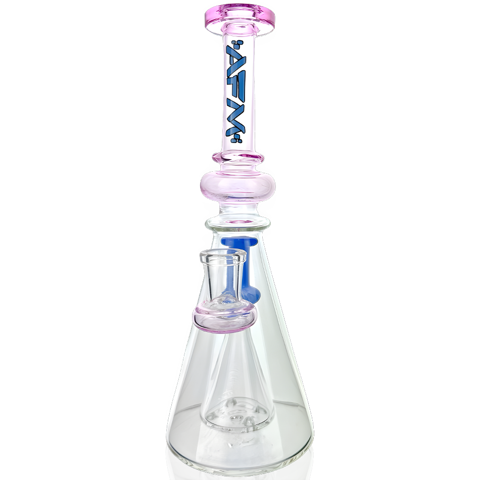 10" AFM Glass Overlook Color Glass Dab Rig