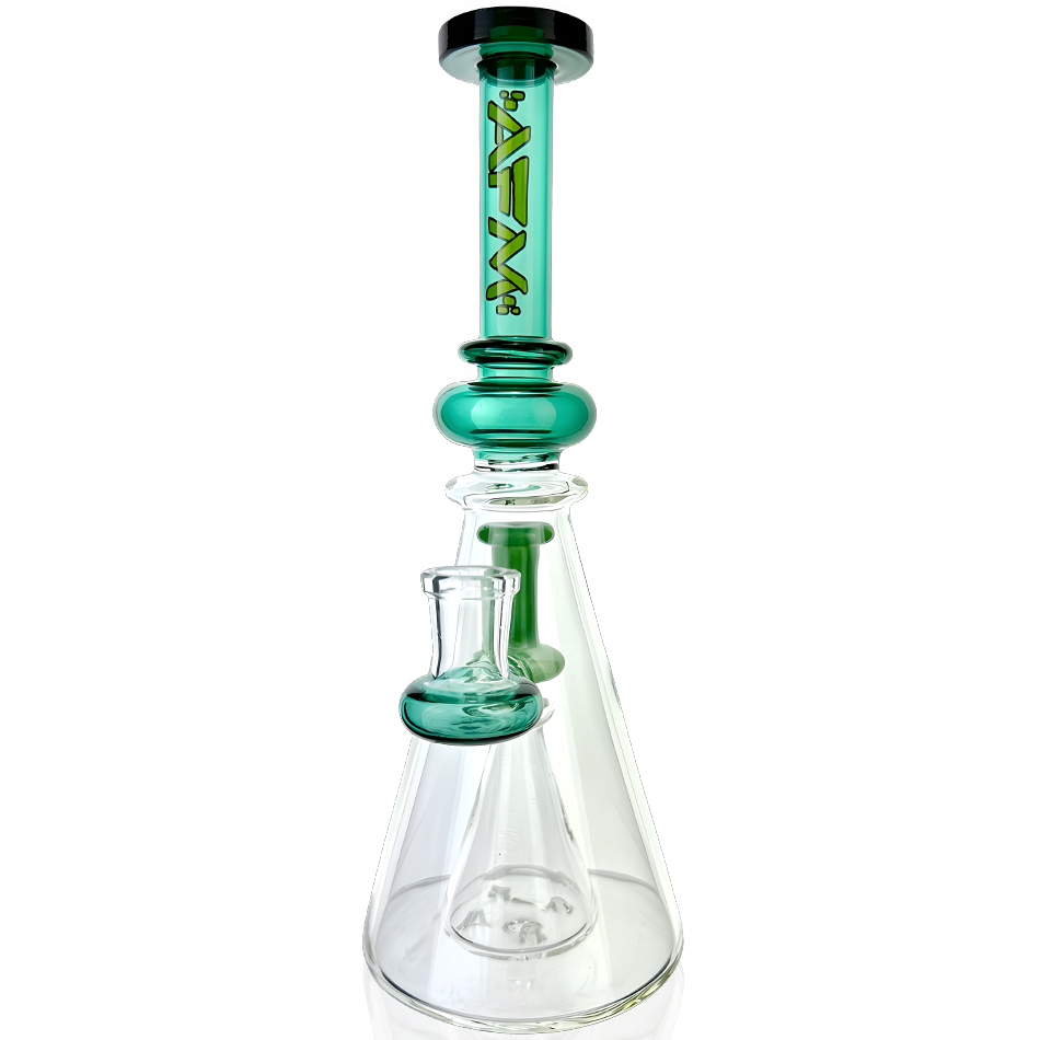 10" AFM Glass Overlook Color Glass Dab Rig