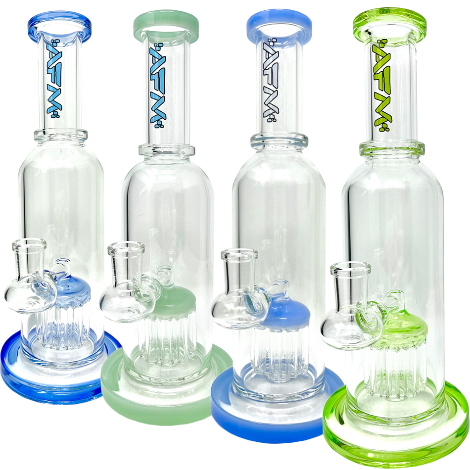10.5" AFM Glass Ten Arm Bottle Scientific Glass Dab Rig