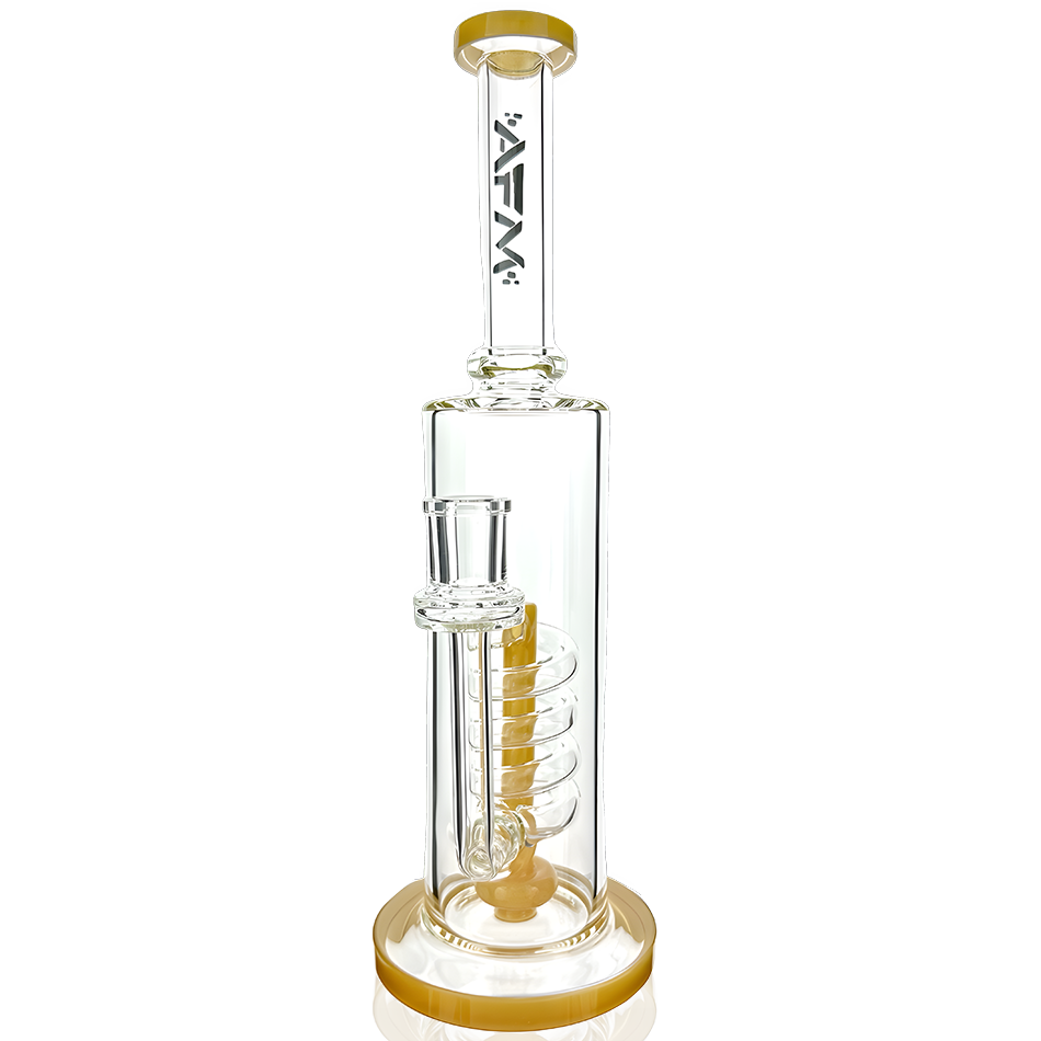 13" AFM Glass Spiral Waterfall Glass Dab Rig