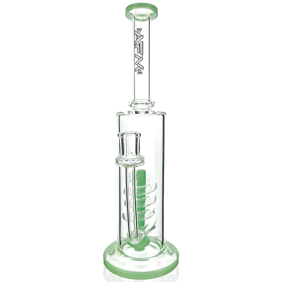 13" AFM Glass Spiral Waterfall Glass Dab Rig