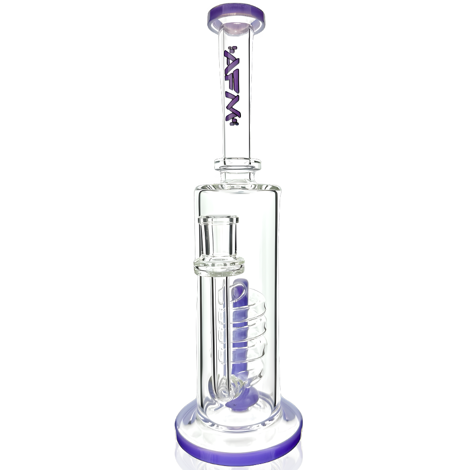 13" AFM Glass Spiral Waterfall Glass Dab Rig