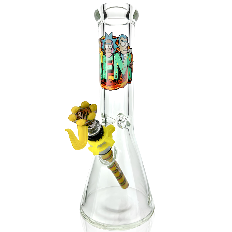 12" Collectable Anime 9mm Beaker Bong Bundle