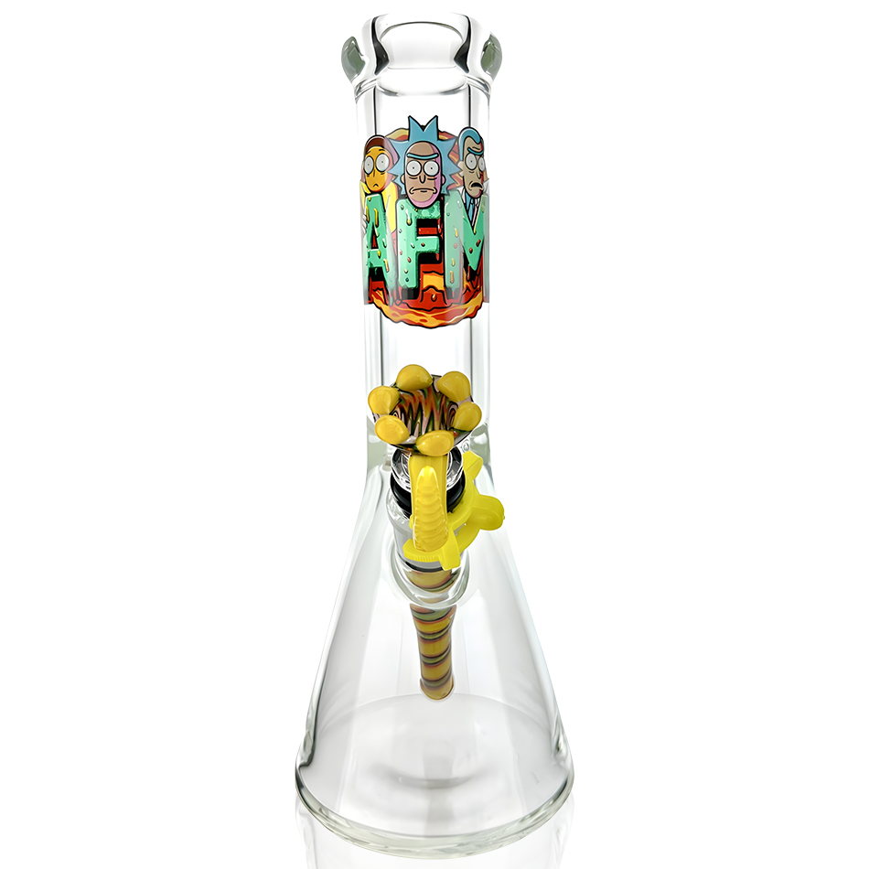 12" Collectable Anime 9mm Beaker Bong Bundle