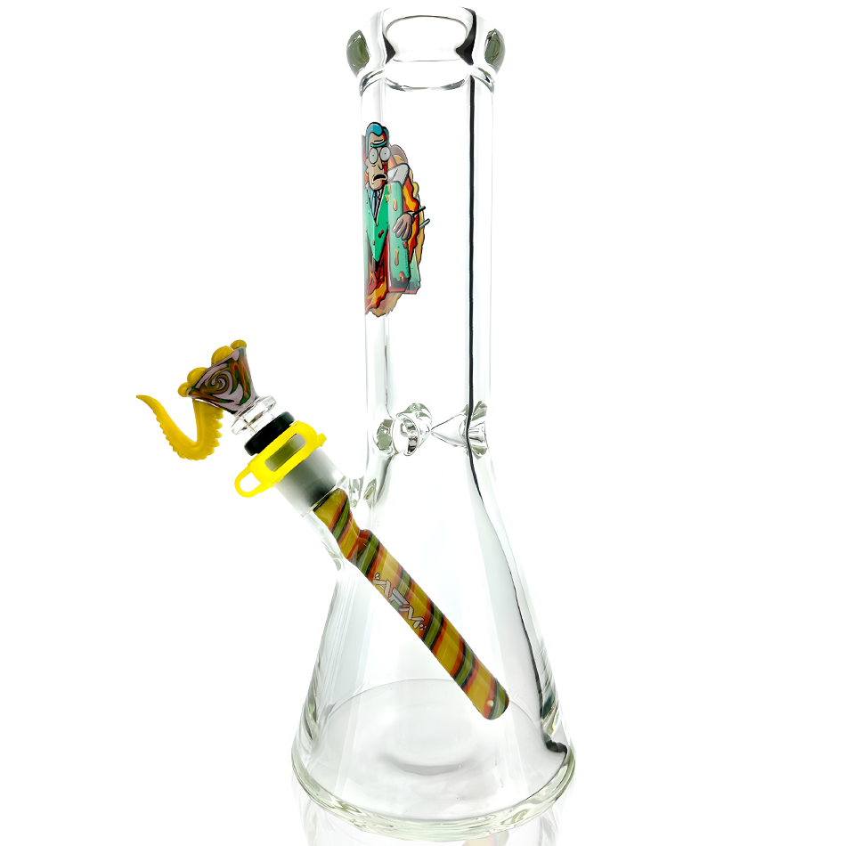 12" Collectable Anime 9mm Beaker Bong Bundle