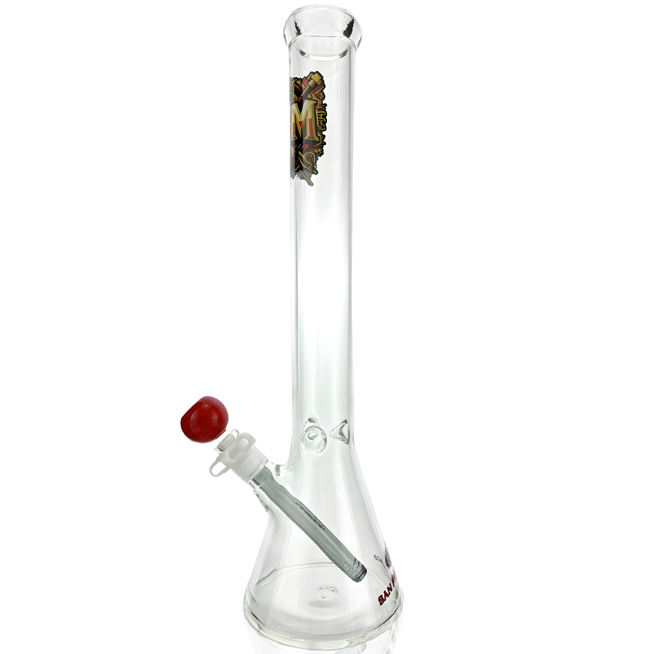 18" San Francisco Football 5mm Beaker Bong Bundle