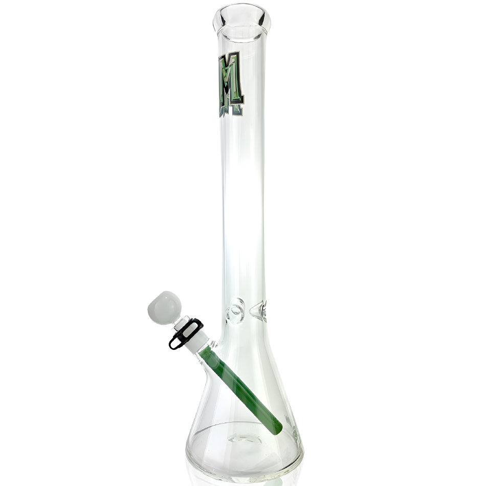 18" Boston Basketball 5mm Beaker Bong Bundle