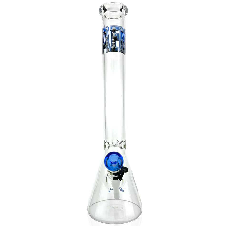 18" Dallas Football 5mm Beaker Bong Bundle