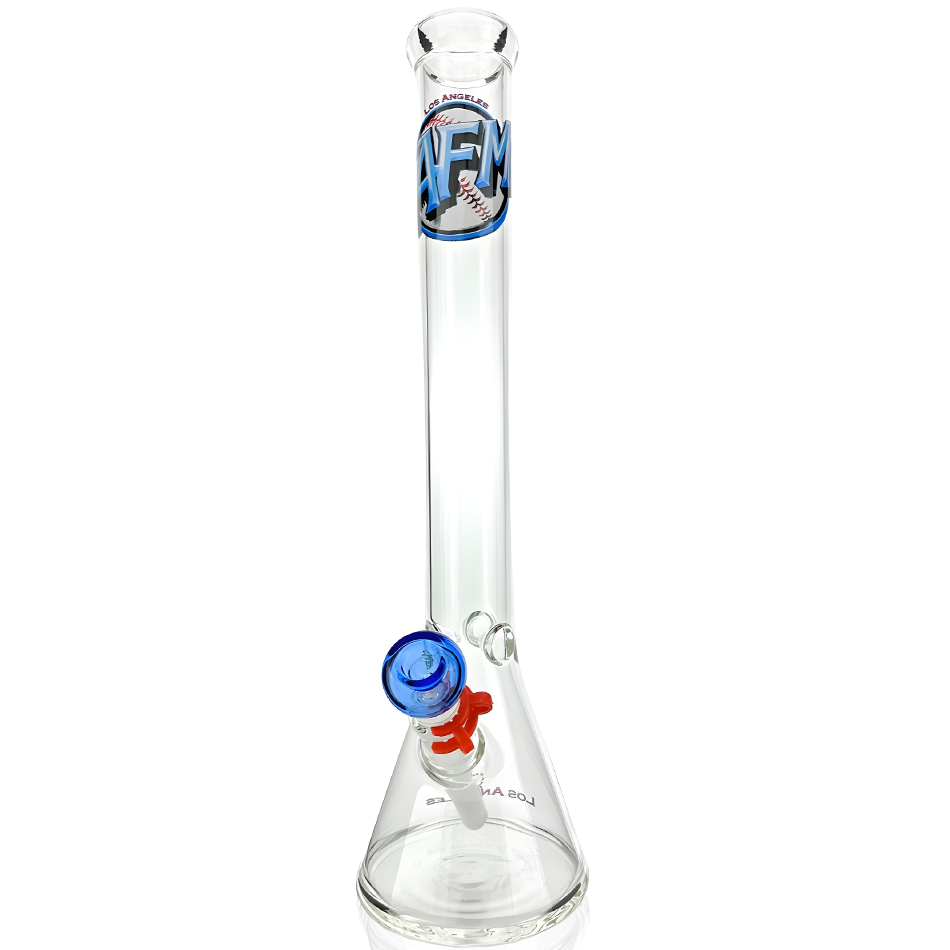 18" Los Angeles Baseball Beaker Bong Bundle