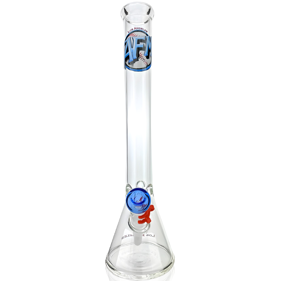 18" Los Angeles Baseball Beaker Bong Bundle