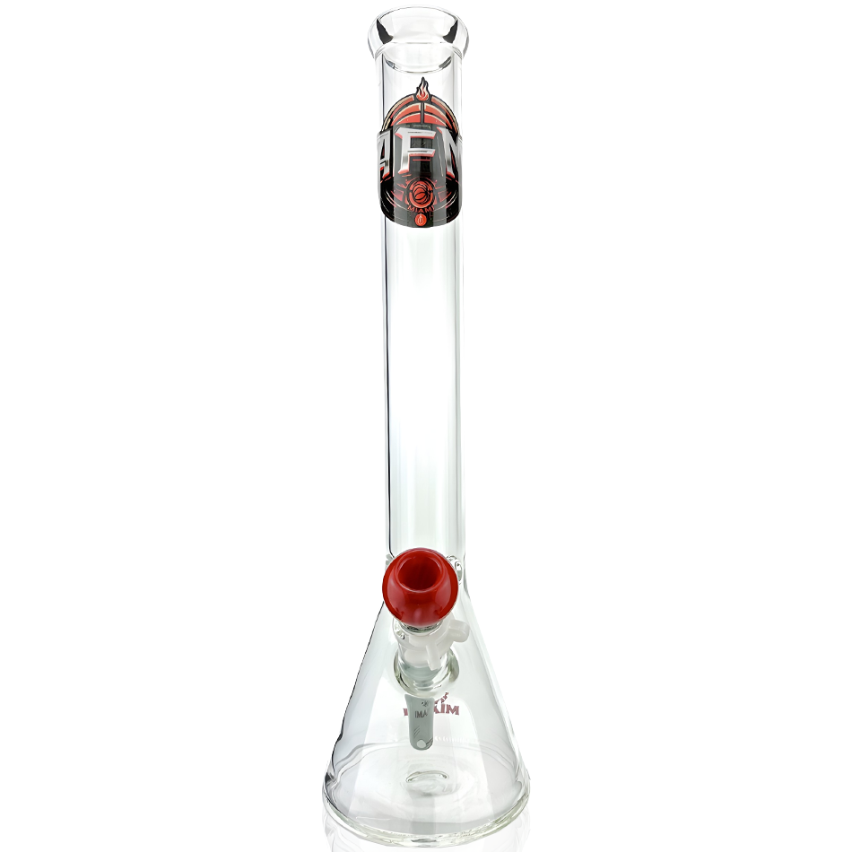 18" Miami Basketball 5mm Beaker Bong Bundle