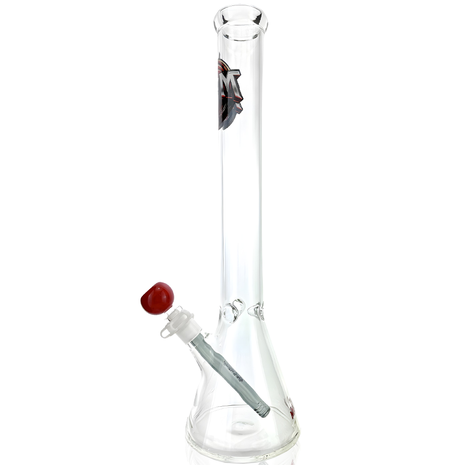 18" Miami Basketball 5mm Beaker Bong Bundle