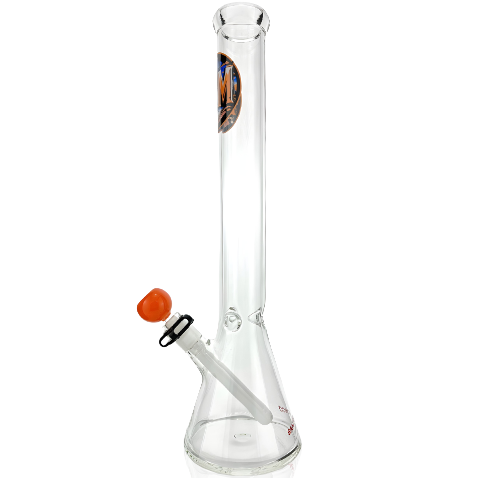 18" San Francisco Baseball 5mm Beaker Bong Bundle