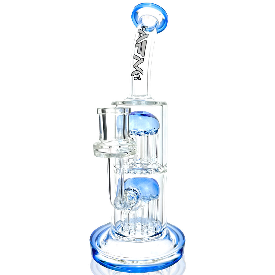 9" AFM Double Arm Perc Mini Rig