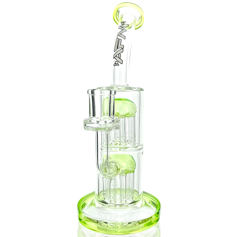 9" AFM Double Arm Perc Mini Rig