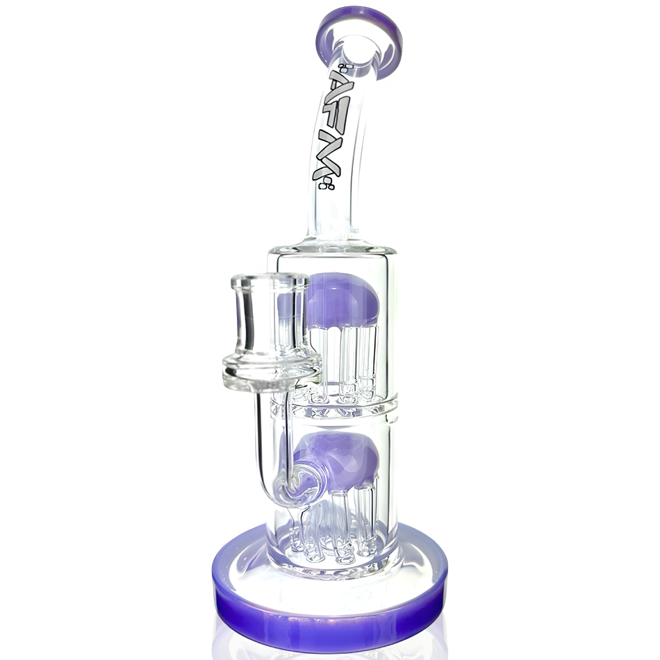 9" AFM Double Arm Perc Mini Rig