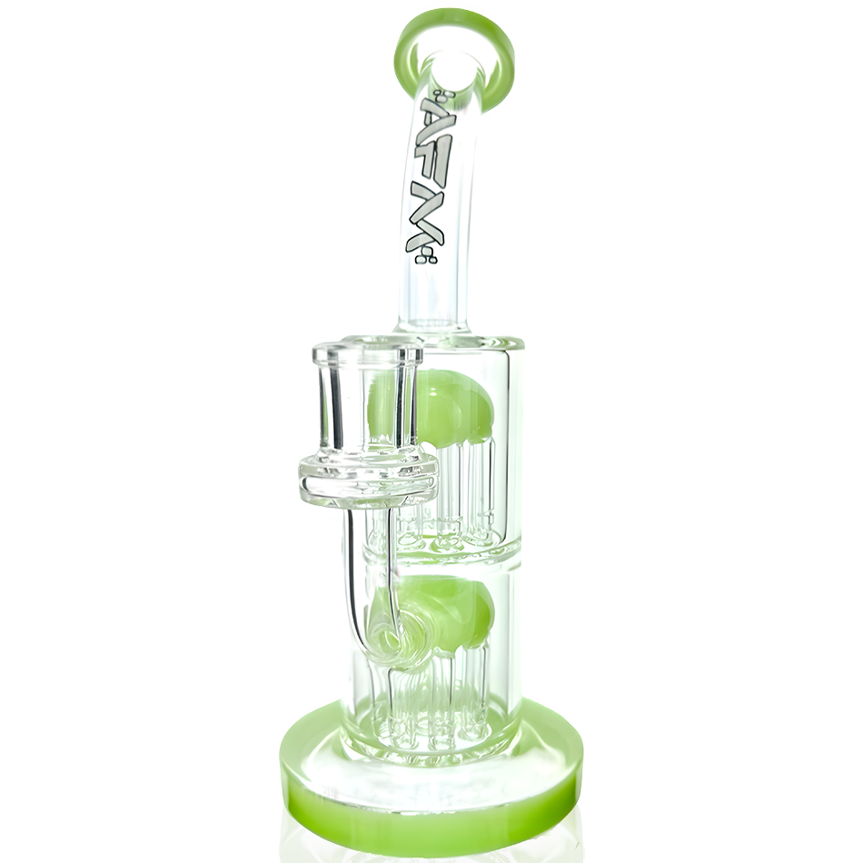 9" AFM Double Arm Perc Mini Rig