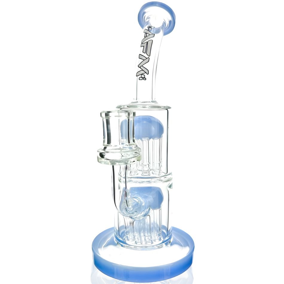 9" AFM Double Arm Perc Mini Rig