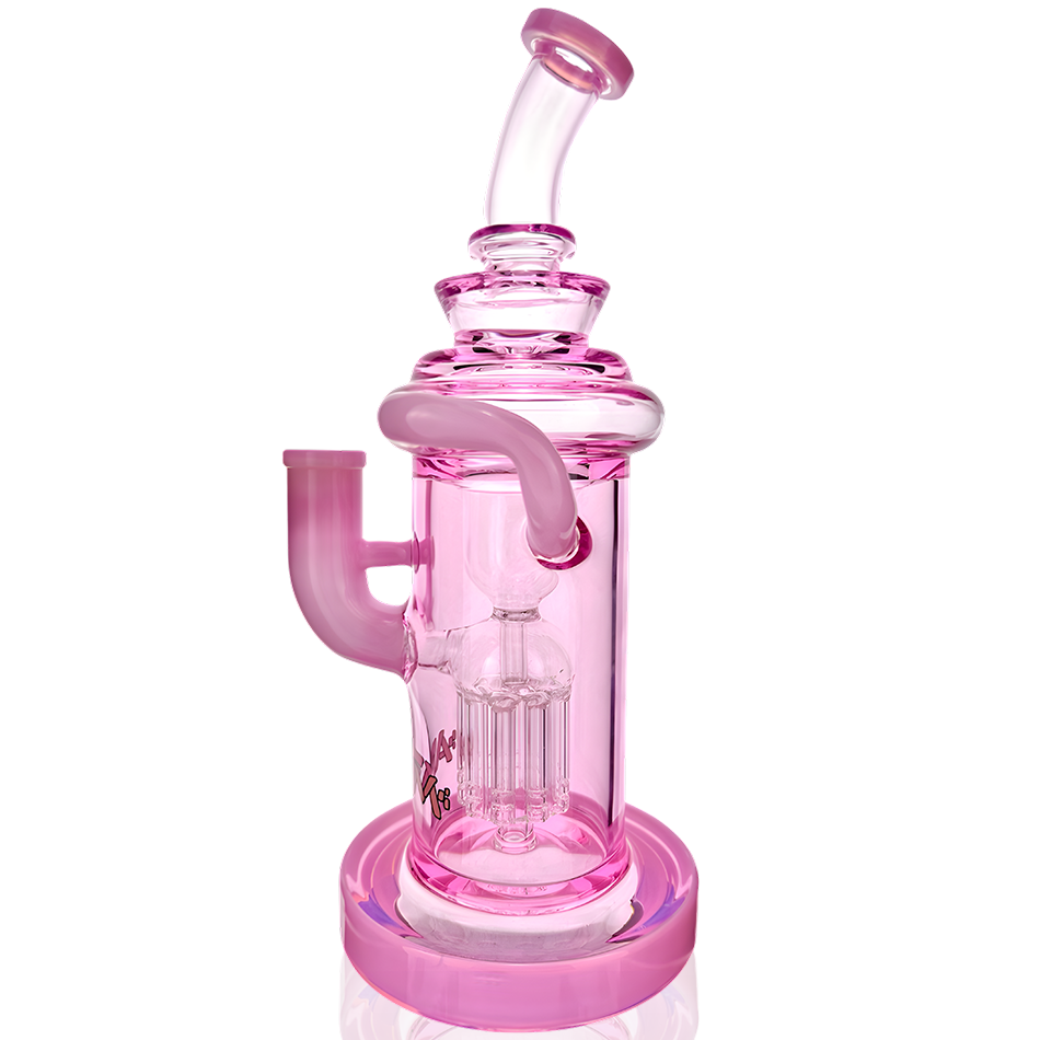 10" AFM Glass Power Station Full Color Glass Recycler Dab Rig