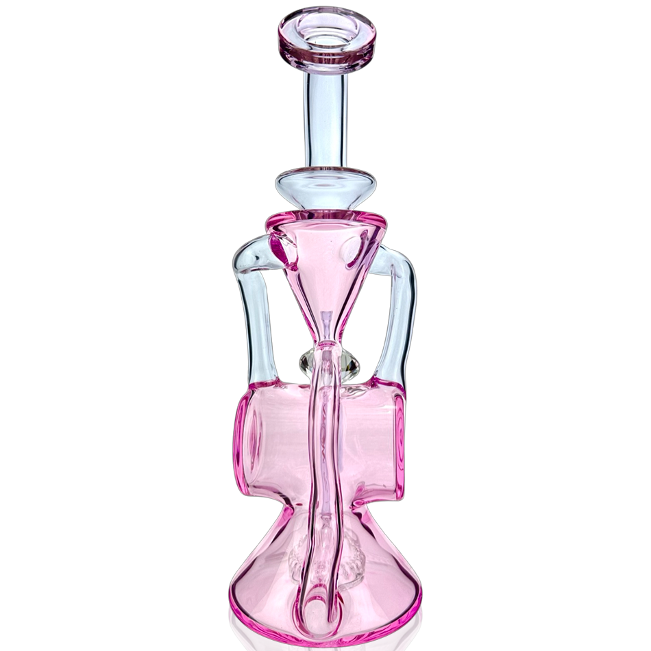 10" AFM Glass Barrel Blaster Colored Glass Recycler Dab Rig
