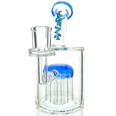 6" AFM 12 Arm Tree Perc Clear Glass Dab Rig