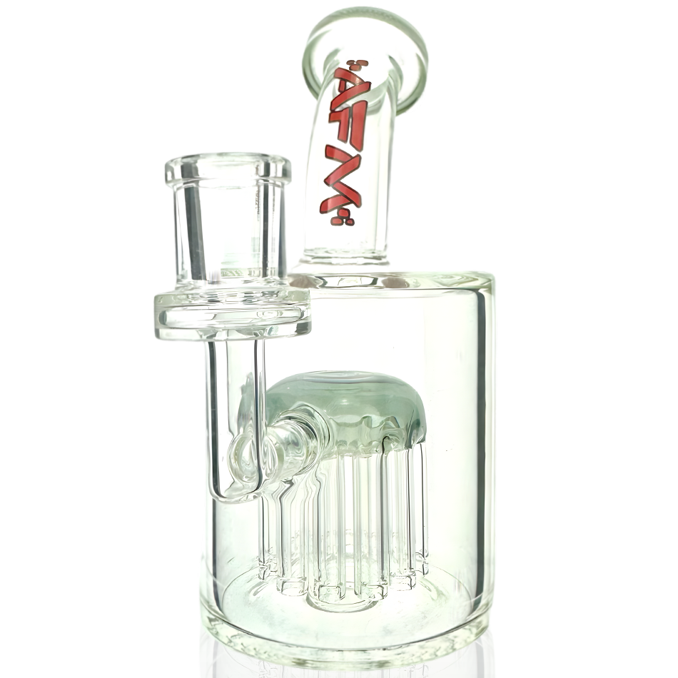 6" AFM 12 Arm Tree Perc Clear Glass Dab Rig