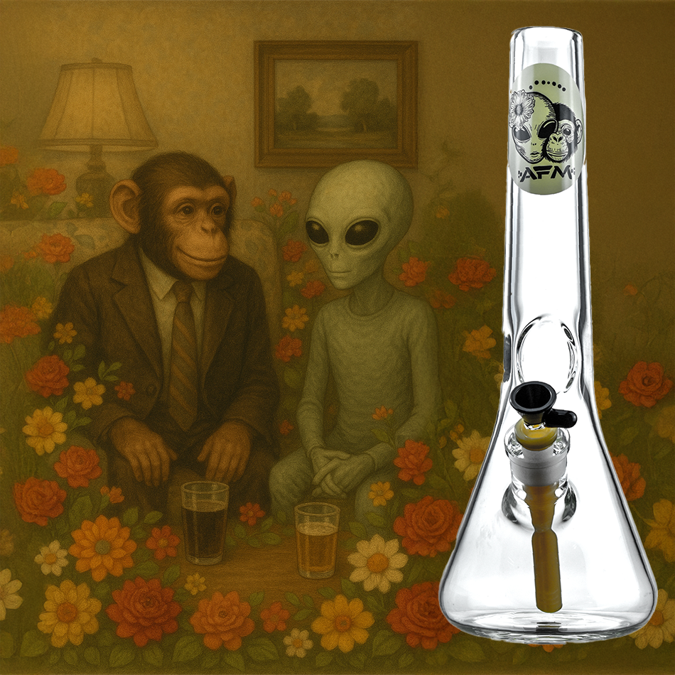 14" Creation Glass Beaker Bong Bundle Set