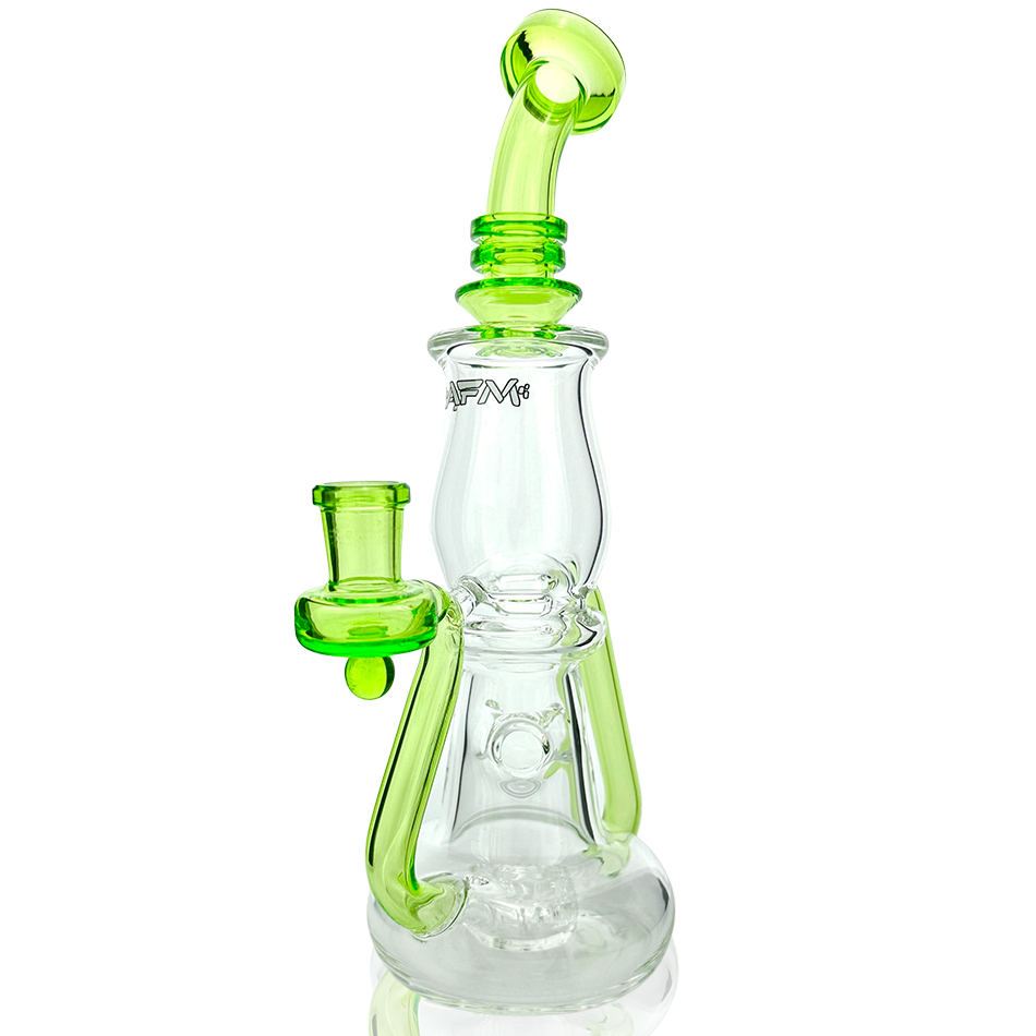 9.5" AFM Nebula Glass Recycler Dab Rig