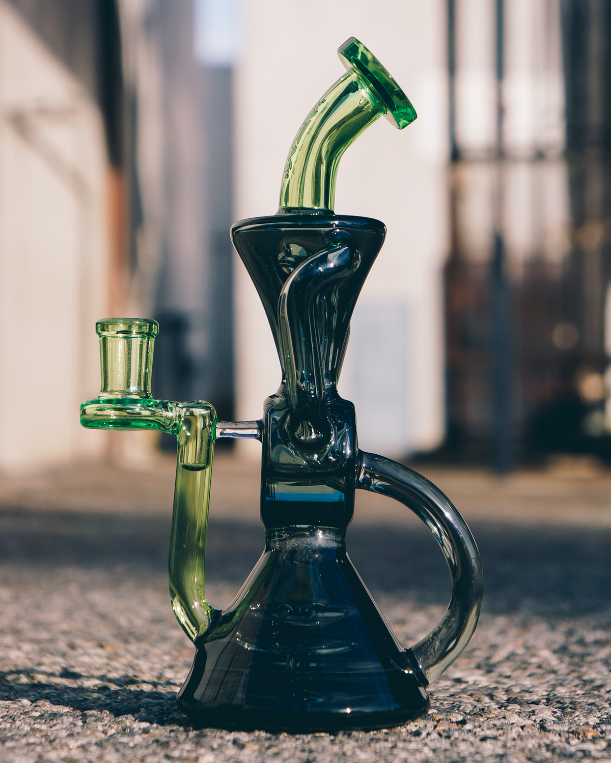 8.5" AFM Virgo Glass Recycler Dab Rig