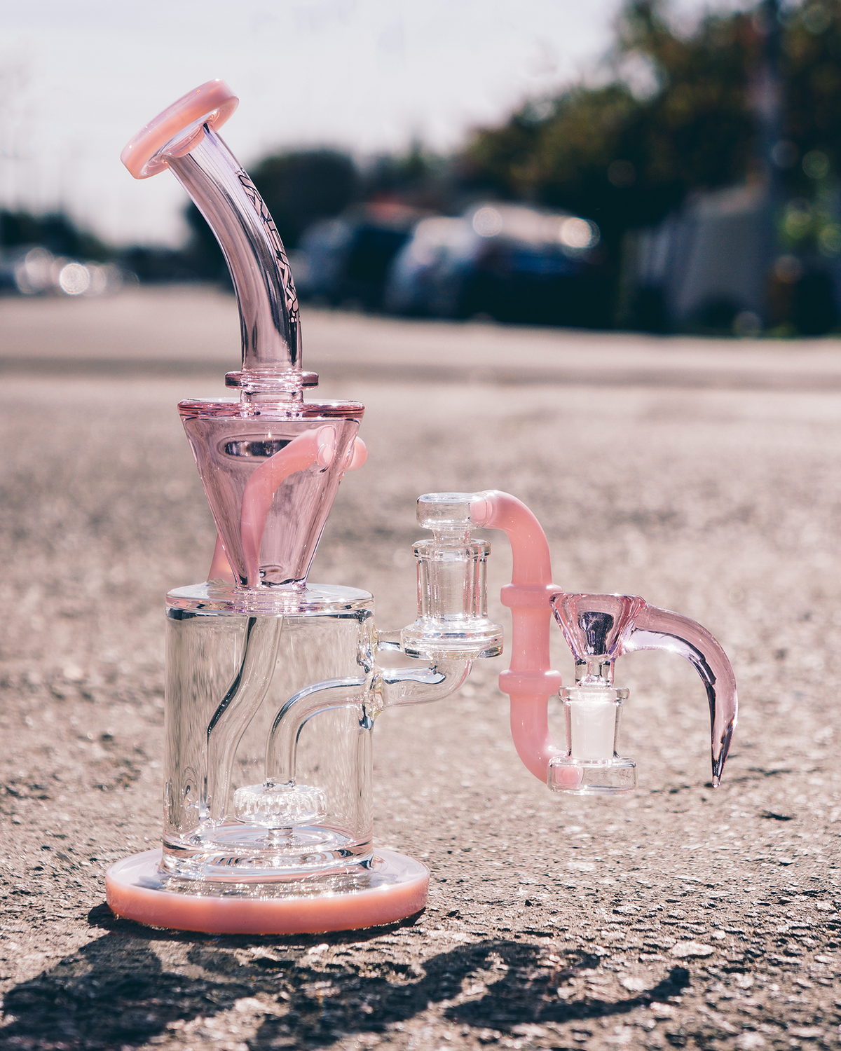 10" AFM Drain Incycler Glass Dab Rig Bundle