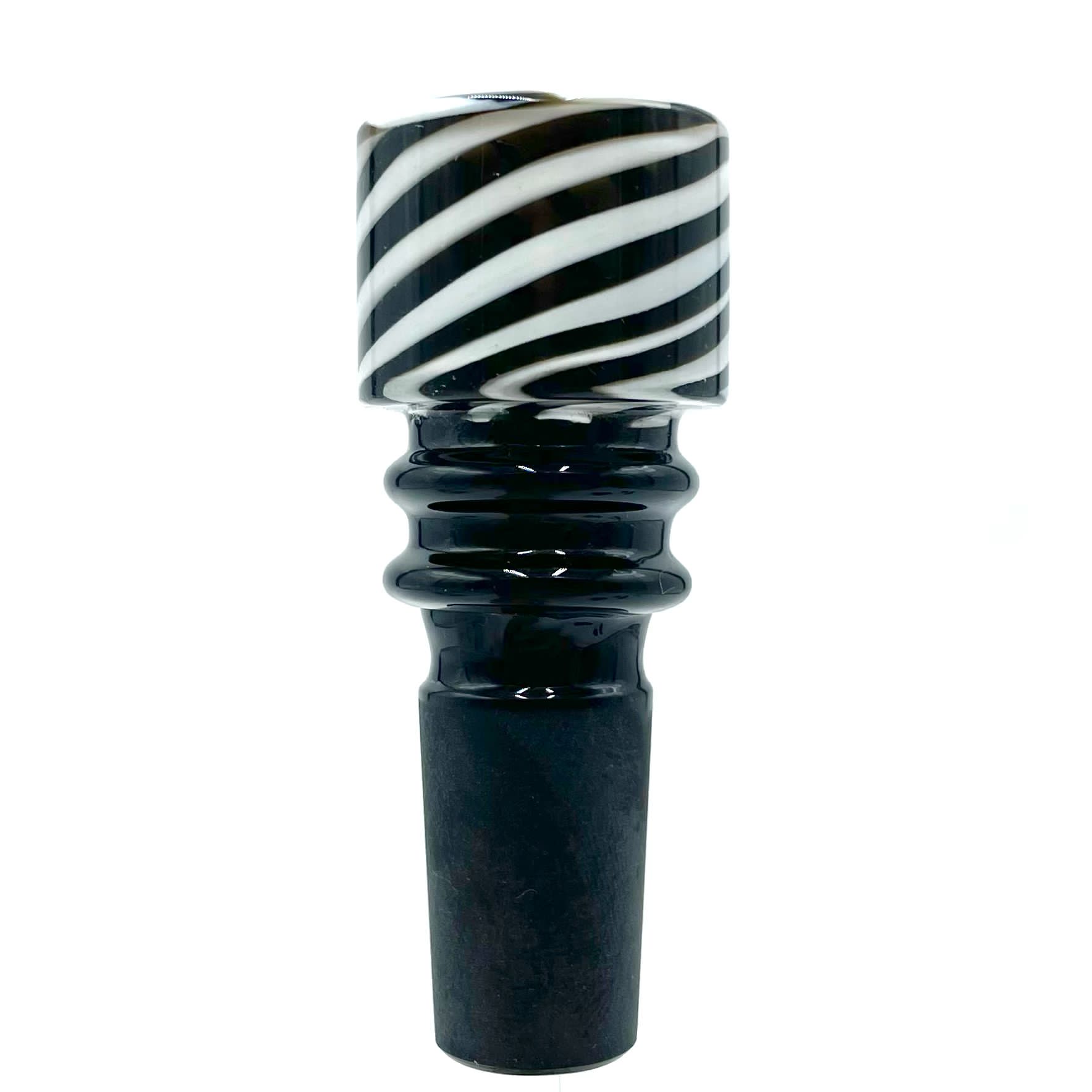 Lucky Goat Candy Cane Glass Bowl
