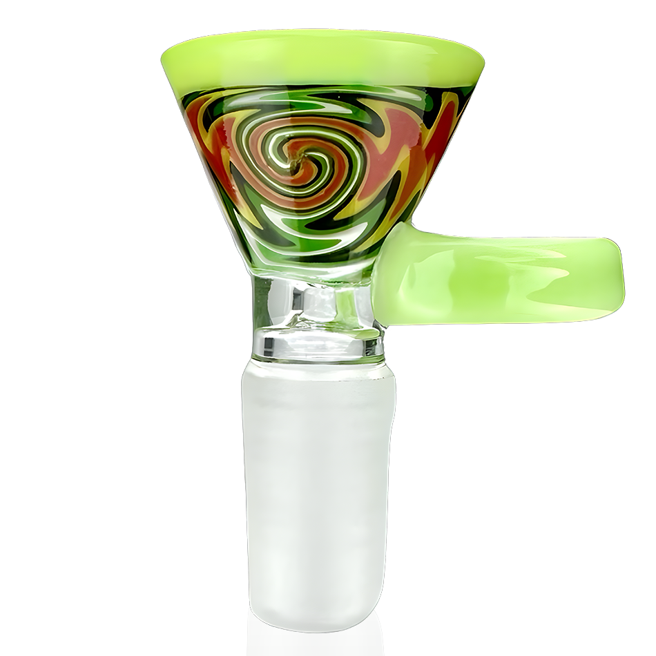 Lucky Goat Rasta Vortex Glass Bowl