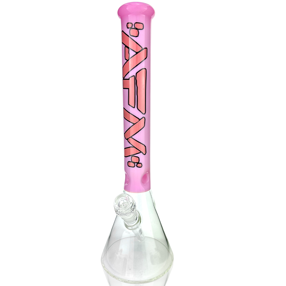 16" AFM Glass Extraterrestrial Colored Glass Beaker Bong