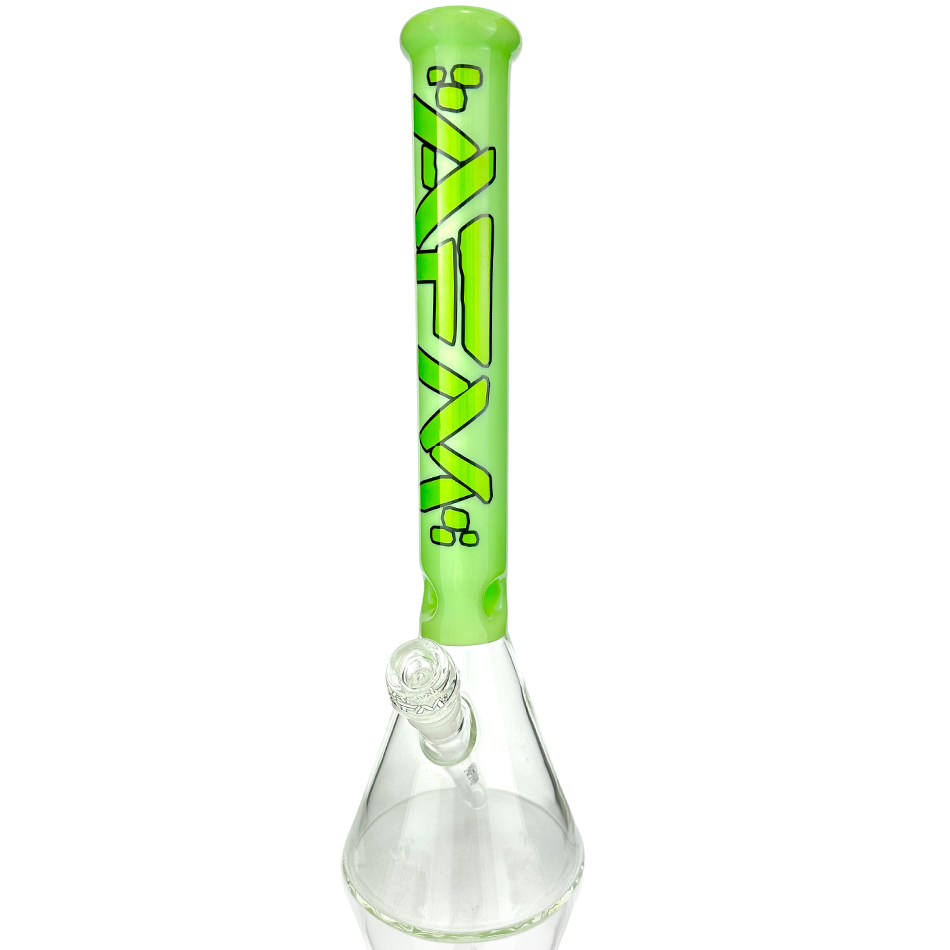16" AFM Glass Extraterrestrial Colored Glass Beaker Bong