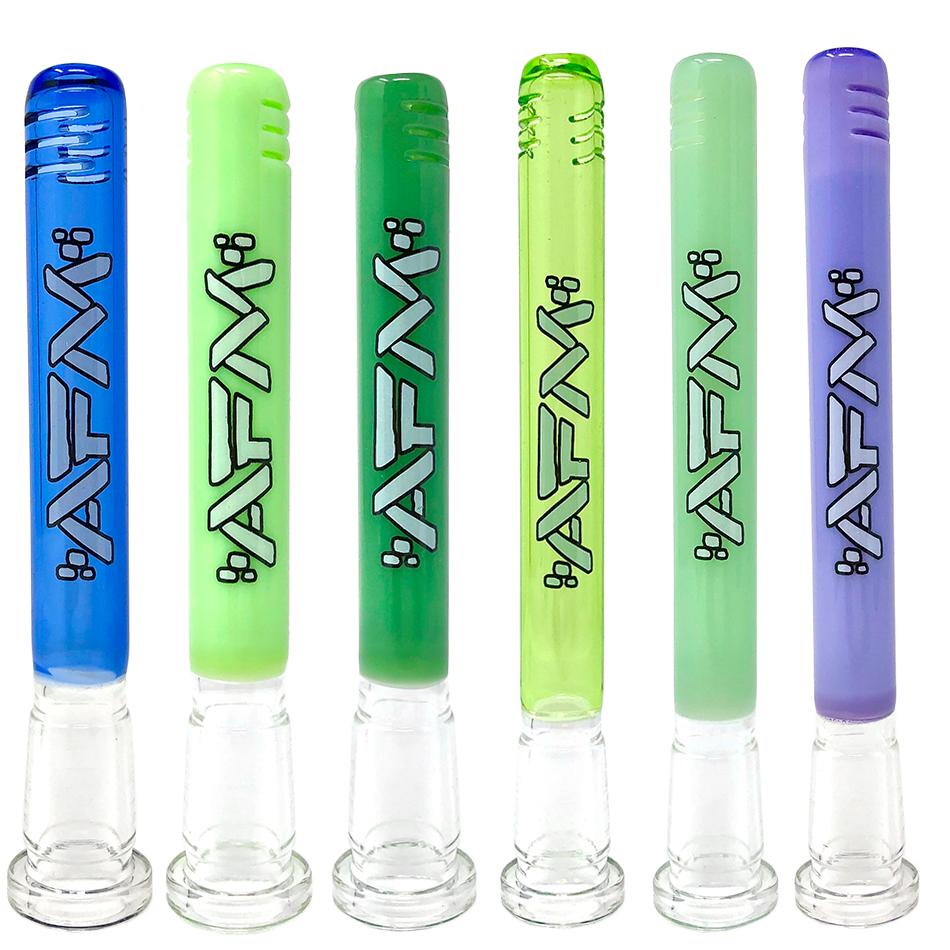 4" - 5" AFM Colored Glass Downstem