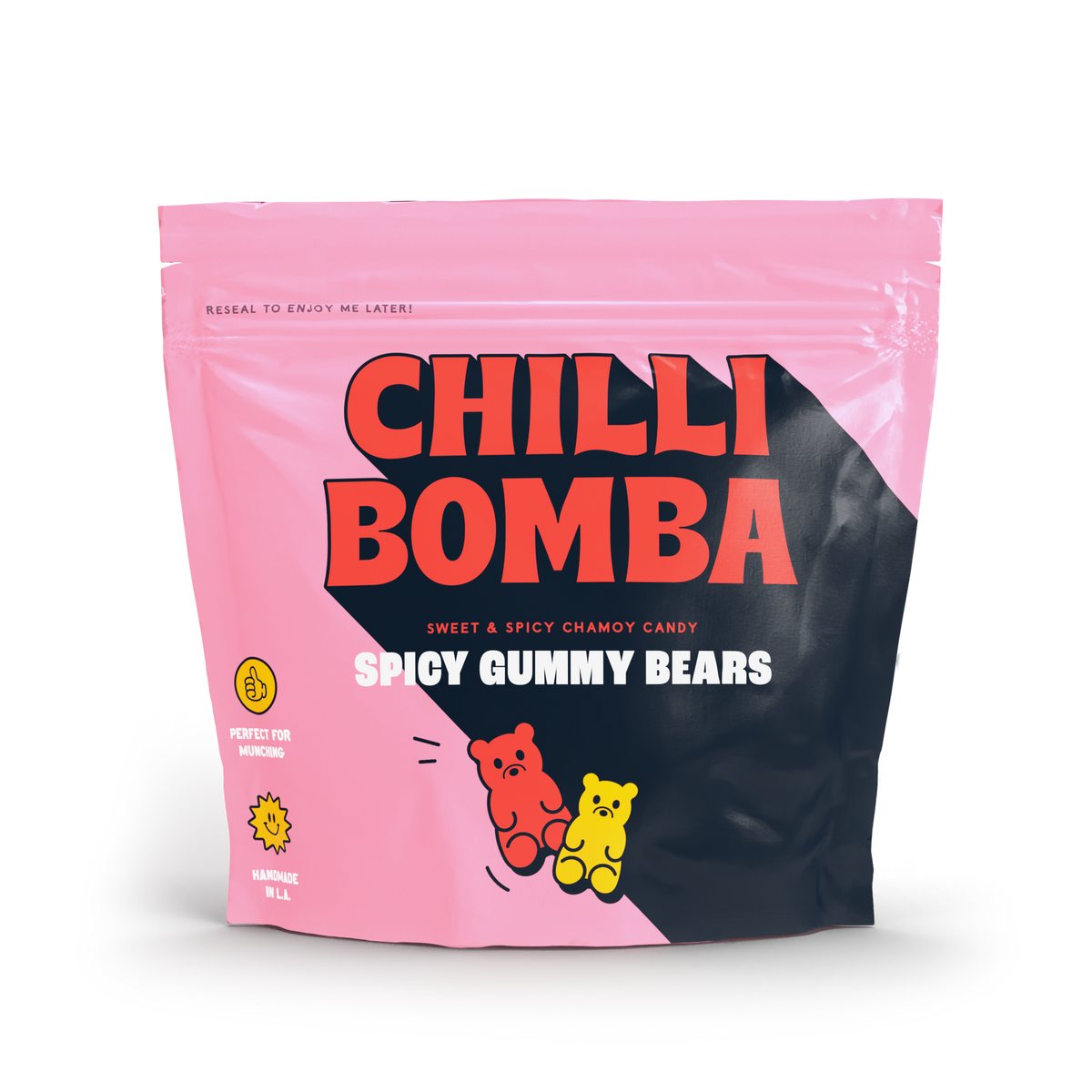 Chilli Bomba Spicy Gummy Bears Chamoy Candy - 8oz