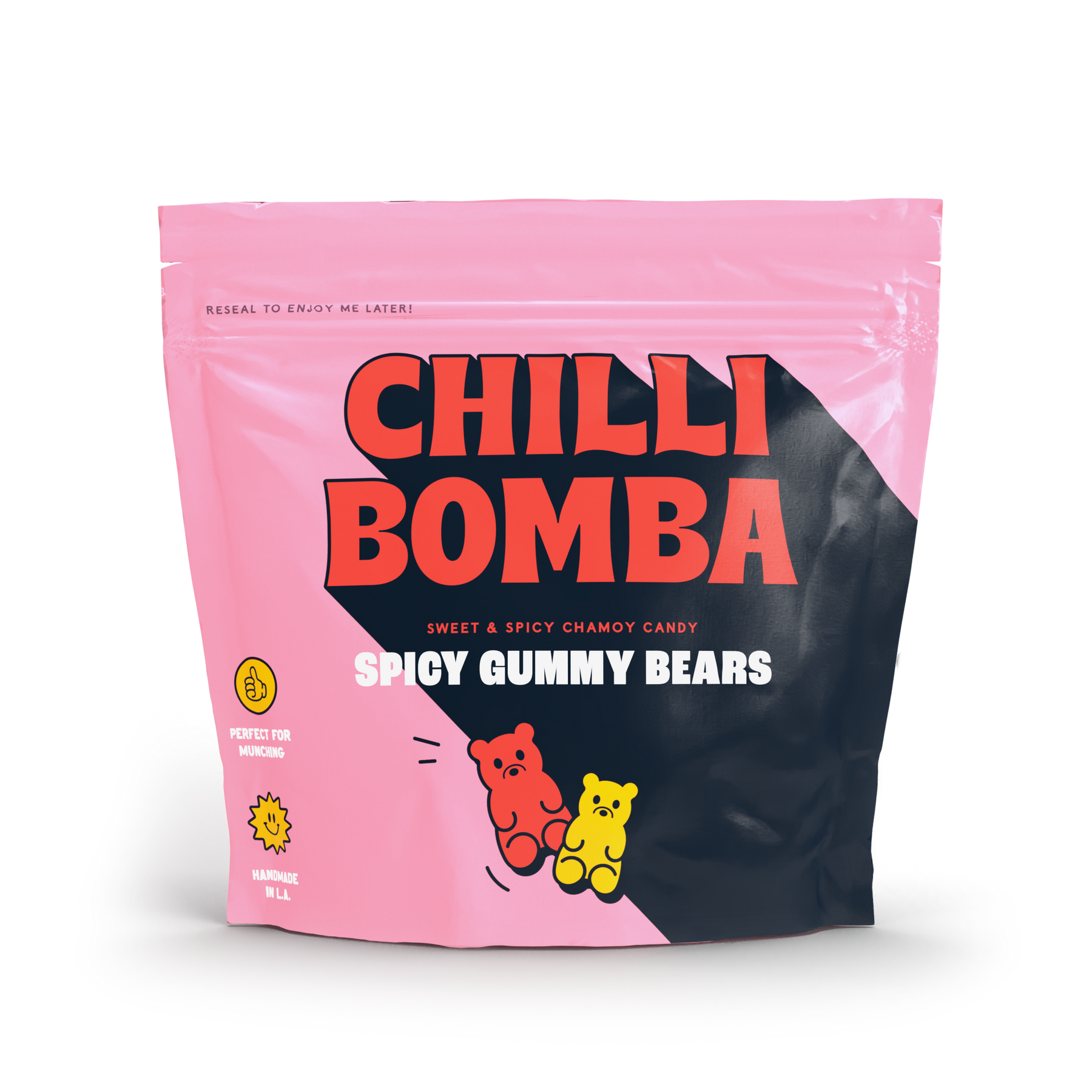 Chilli Bomba Spicy Gummy Bears Chamoy Candy - 8oz