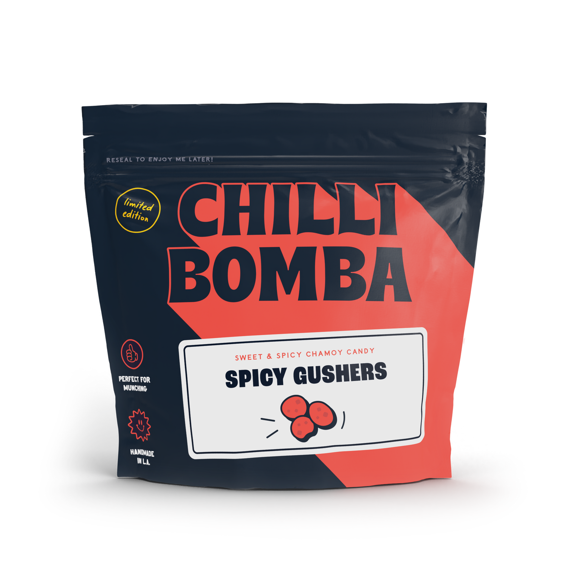 Chilli Bomba Spicy Gushers Chamoy Candy - 8oz