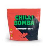 Chilli Bomba Strawberry Belts Chamoy Candy - 8oz