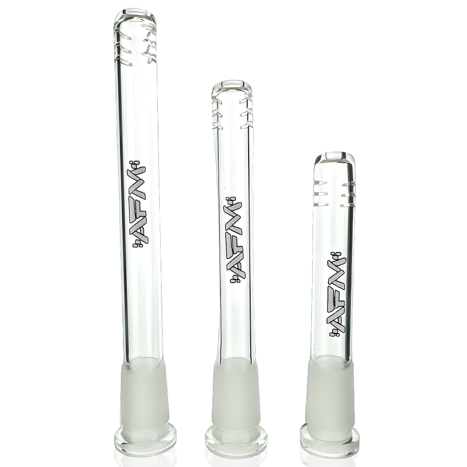 3" - 5" AFM Clear Glass Downstem