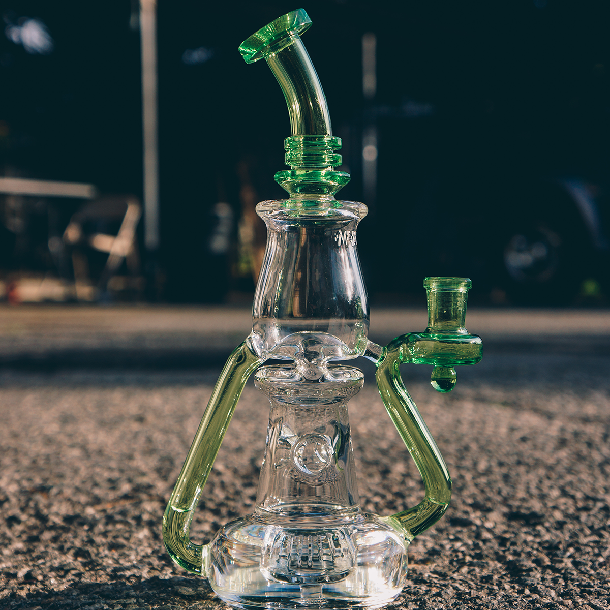 9.5" AFM Nebula Glass Recycler Dab Rig