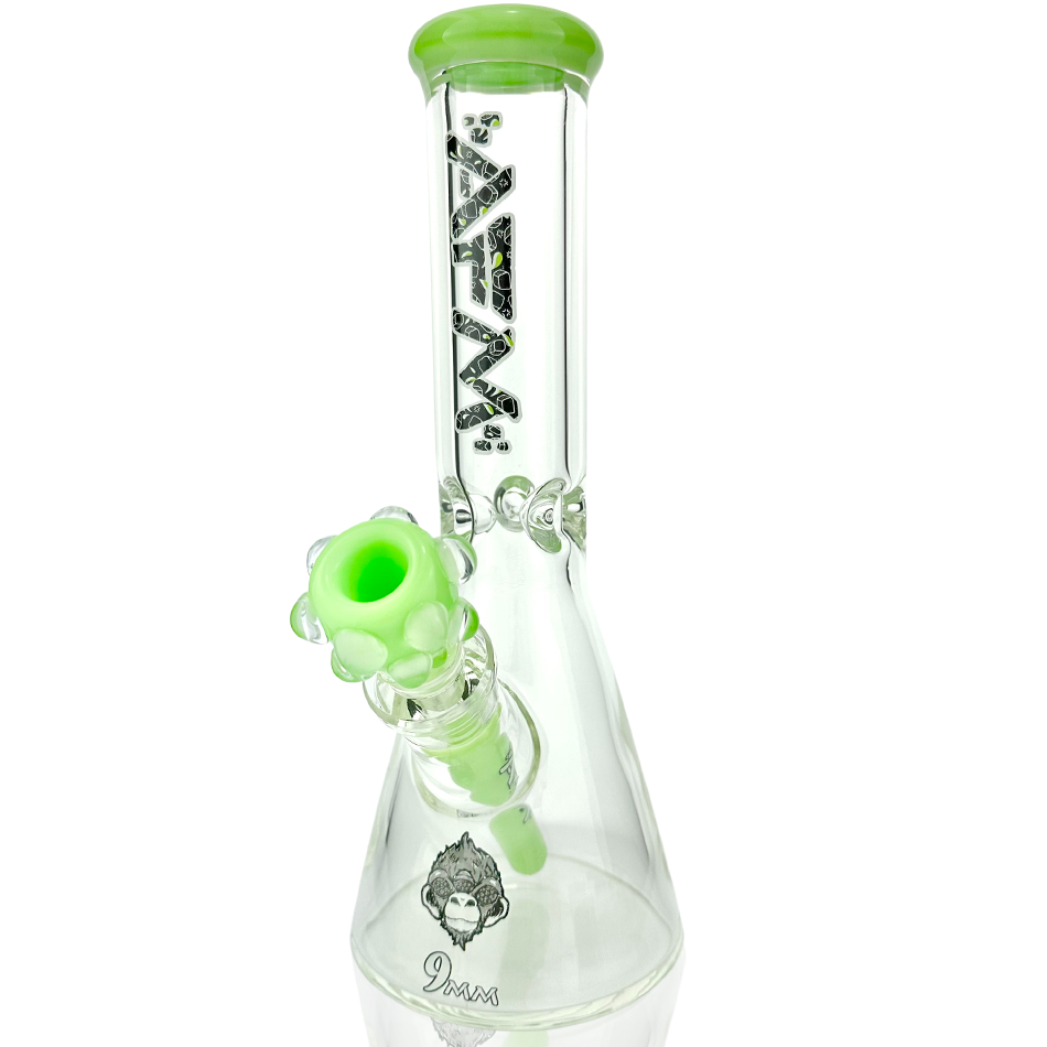 12" AFM Glass Icebreaker Glass Beaker Bong Bundle