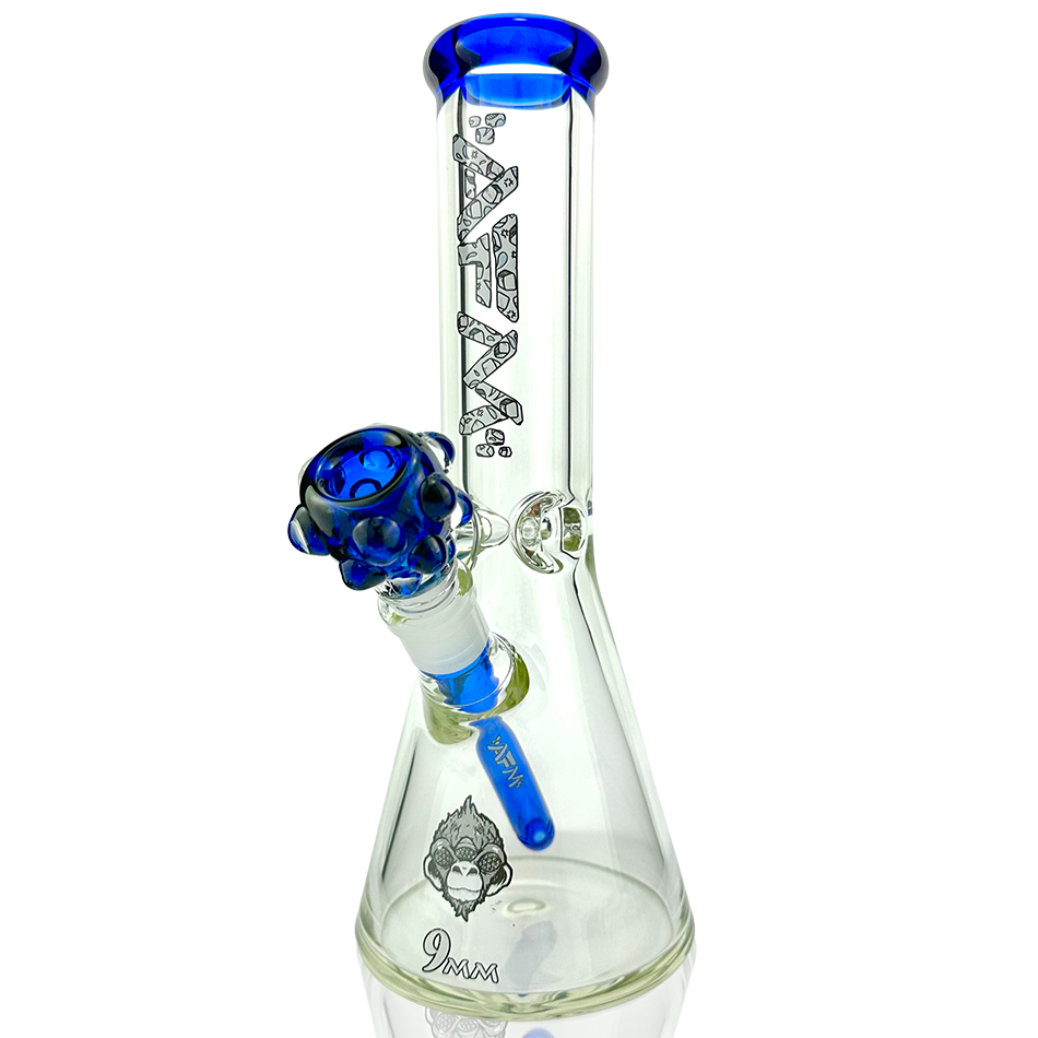12" AFM Glass Icebreaker Glass Beaker Bong Bundle