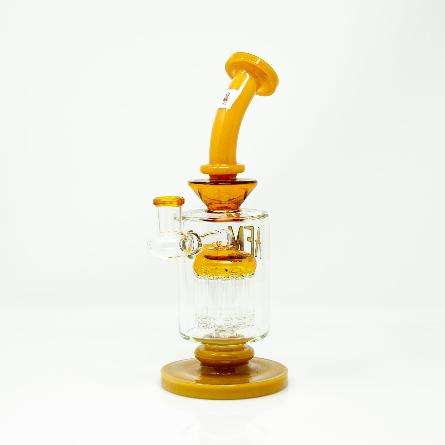 9" AFM Flex Double Color Arm Glass Dab Rig